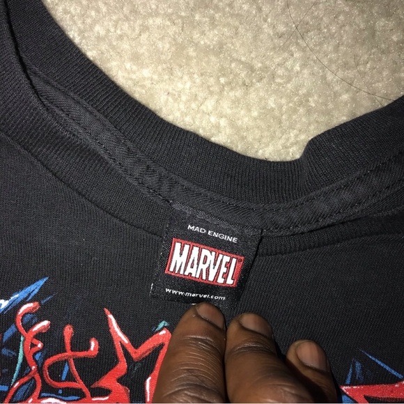 Venom tee shirt short sleeve black and blue vintage - Picture 5 of 6